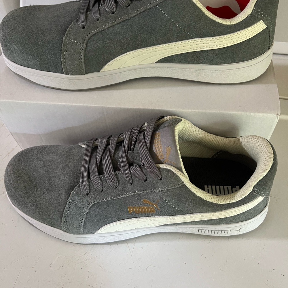 Suede gray low puma